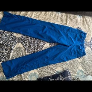 Royal blue scrub pants